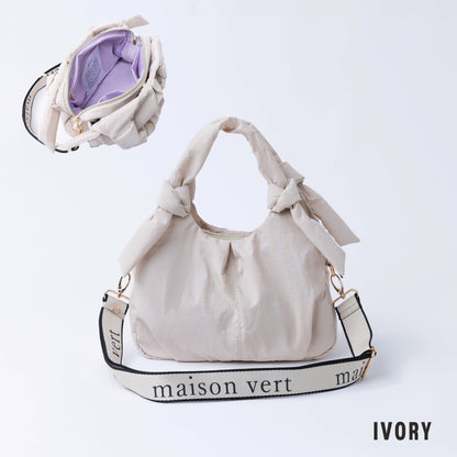 【MV-84】はっ水リボンフワフワ２WAYトート