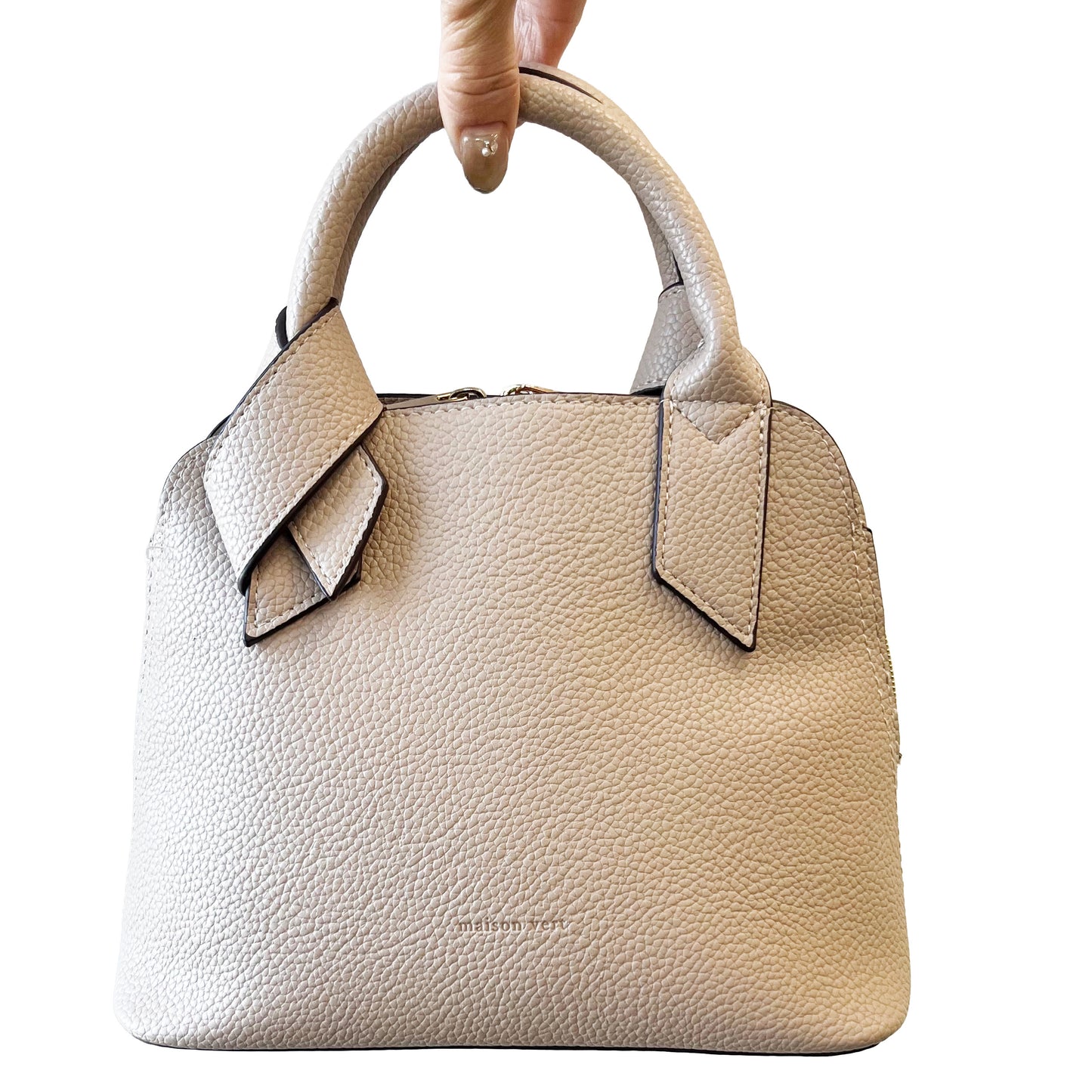 【超軽量/多収納】リボンハンドル2WAYバッグ