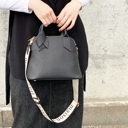 【超軽量/多収納】リボンハンドル2WAYバッグ