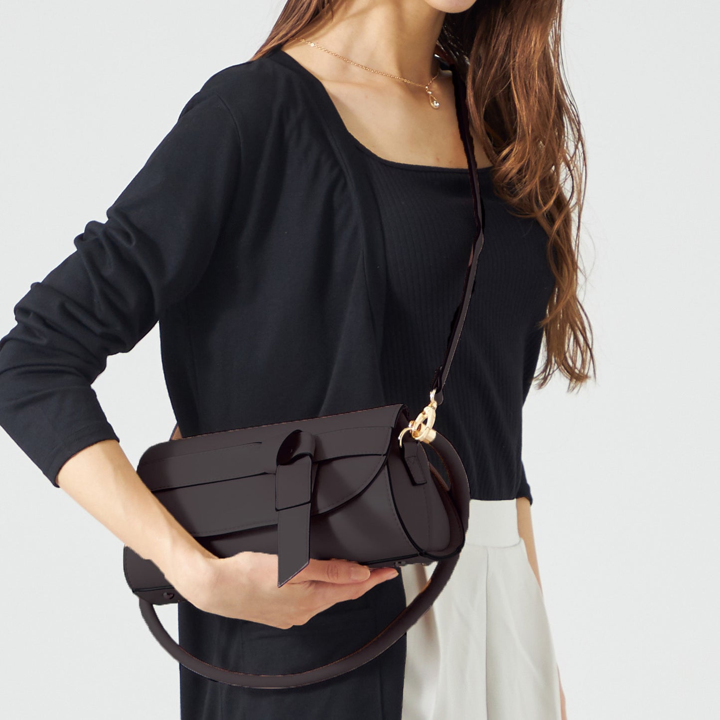 【MV-80】ワイドリボンフラップバッグ